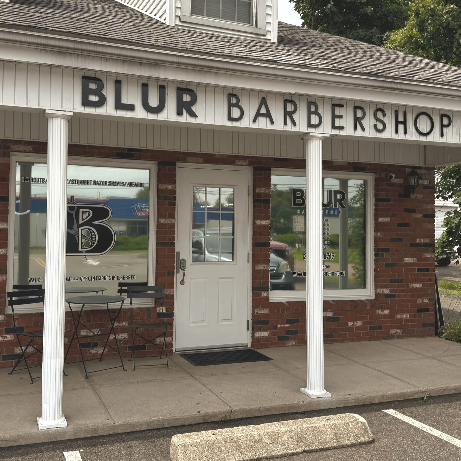 Exterior of Blur Barbershop North Haven